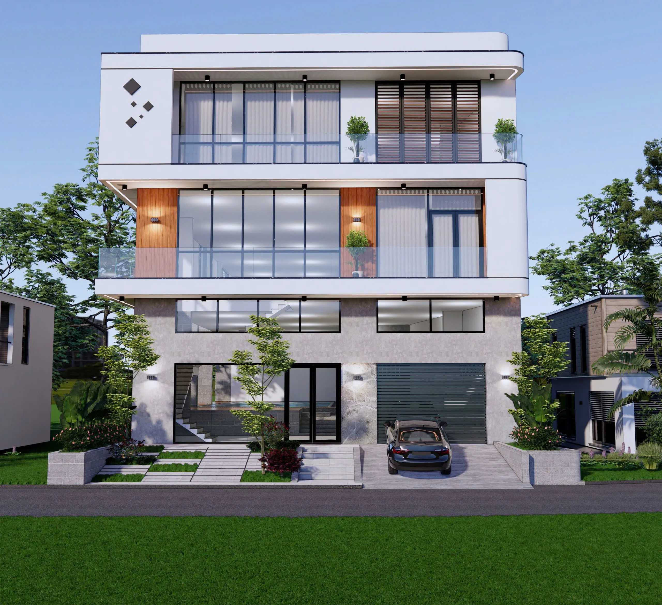 Nhà phố 3 tầng kết hợp kinh doanh